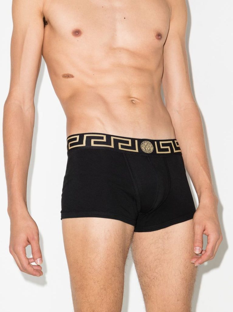 Greca Border Boxer Briefs Set
