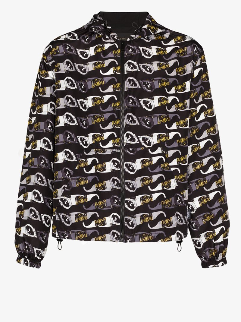 Sunglasses Print Hooded Jacket
