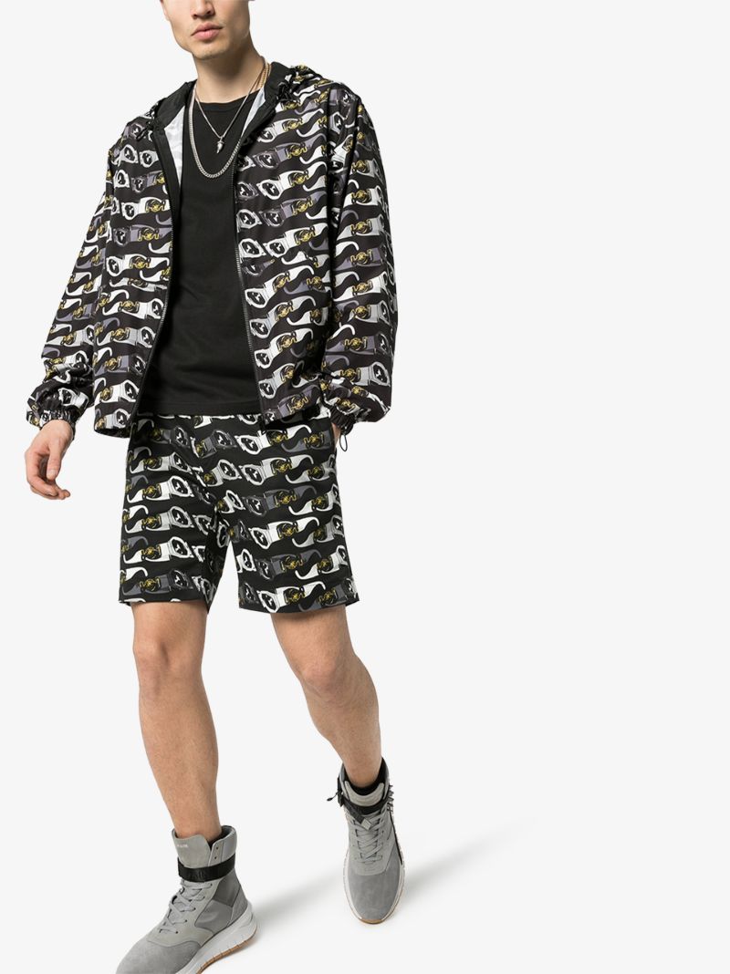Sunglasses Print Hooded Jacket