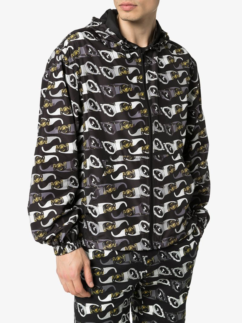 Sunglasses Print Hooded Jacket