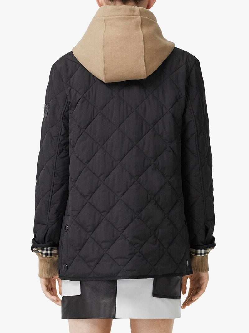 Black Quilted Barn Jacket