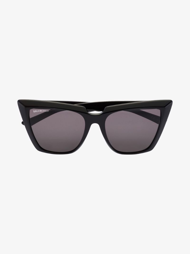 Black Square Cat Eye Sunglasses