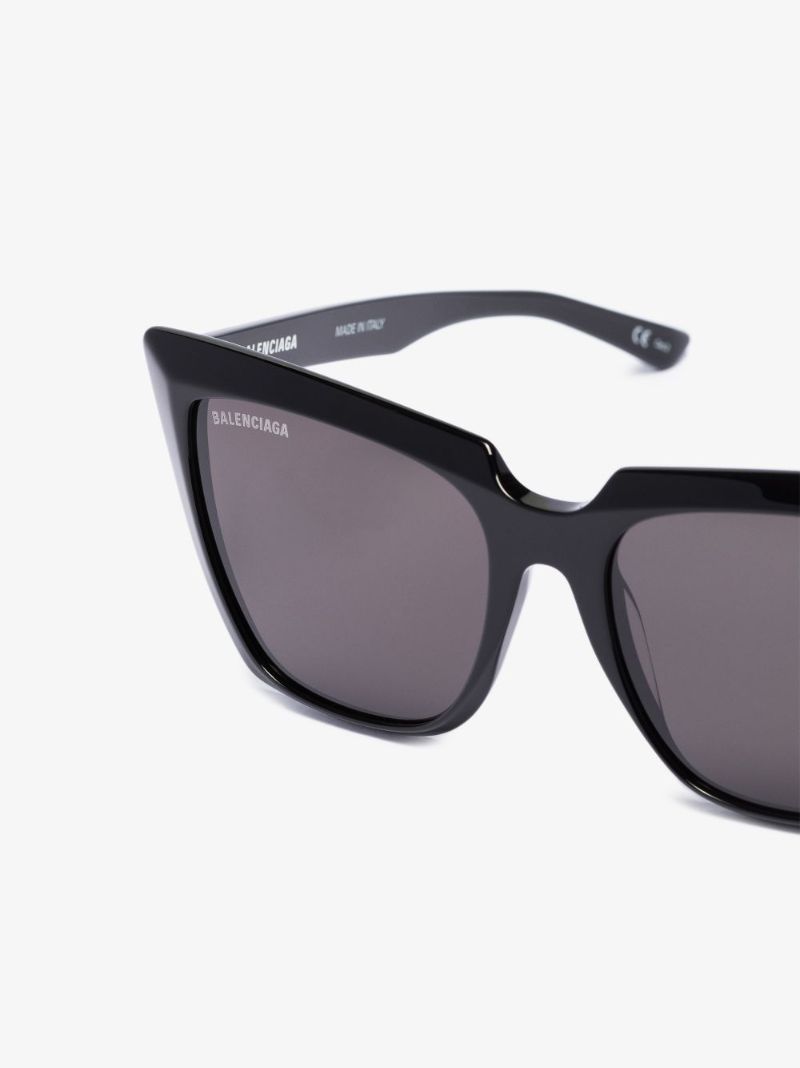 Black Square Cat Eye Sunglasses