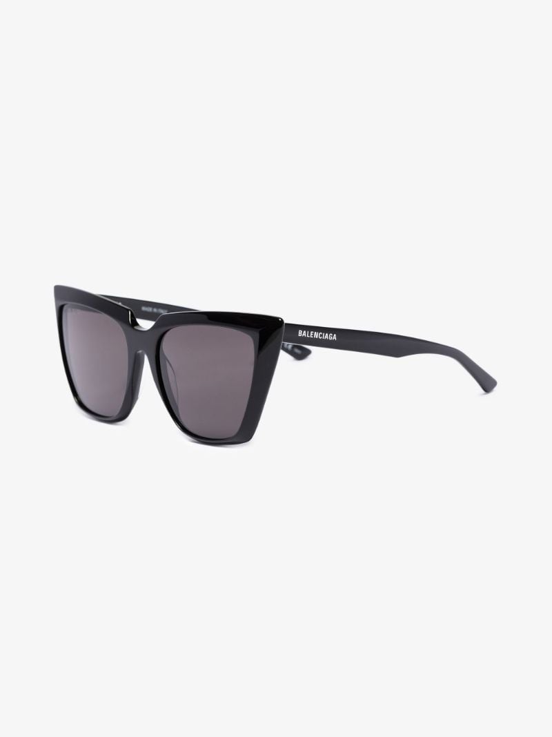Black Square Cat Eye Sunglasses