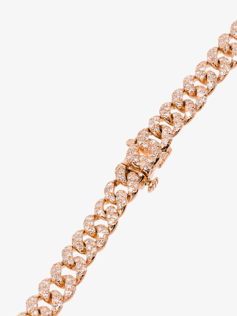 18k Rose Gold 7 Inch Diamond Bracelet