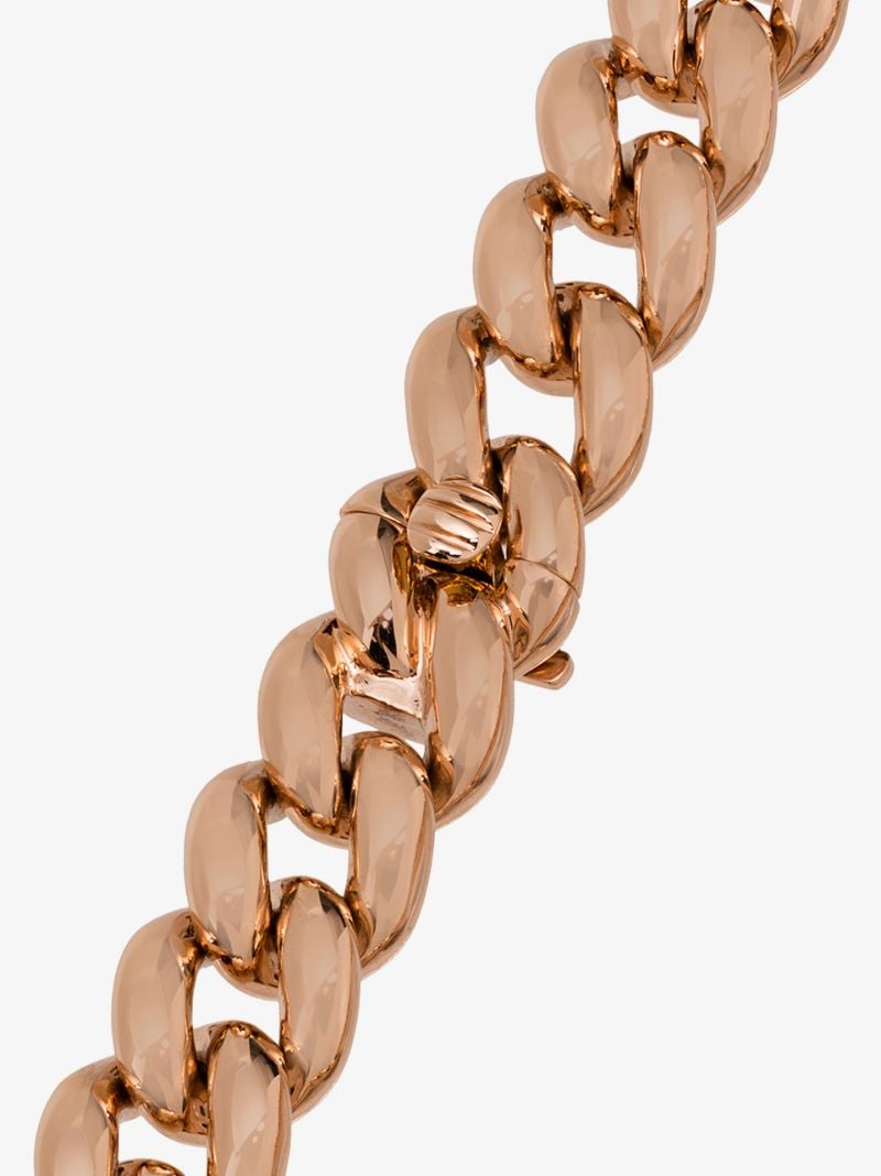 18k Rose Gold Id Essential Link Diamond Bracelet