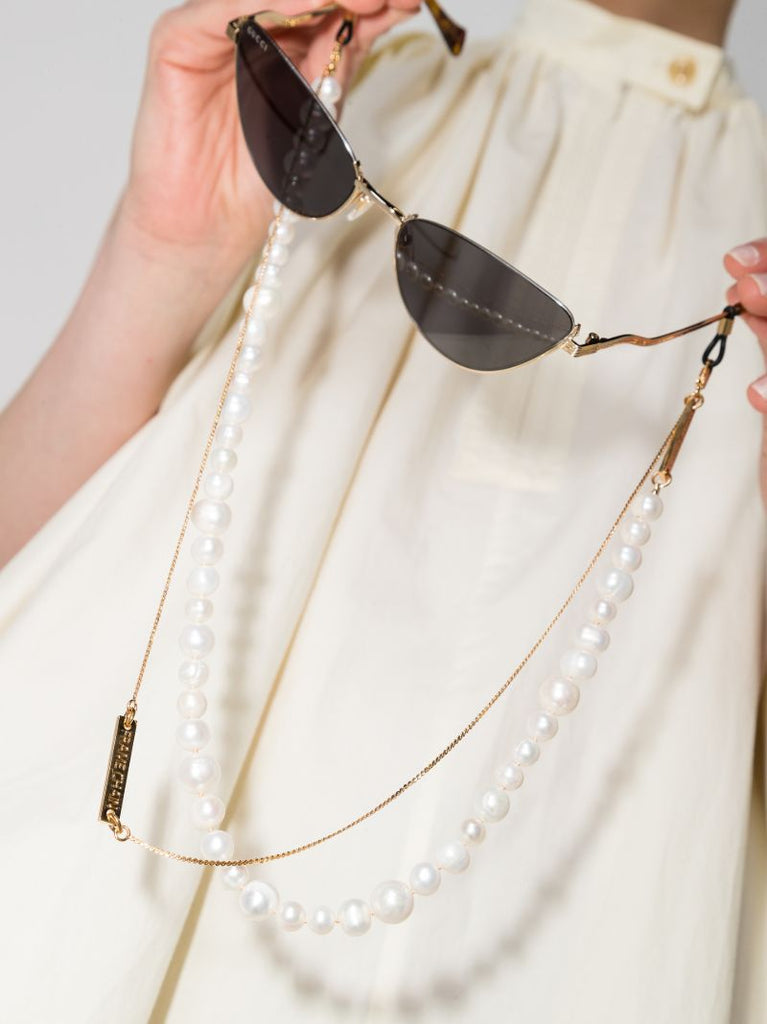 18k Yellow Gold-plated Pearly Princess Chain