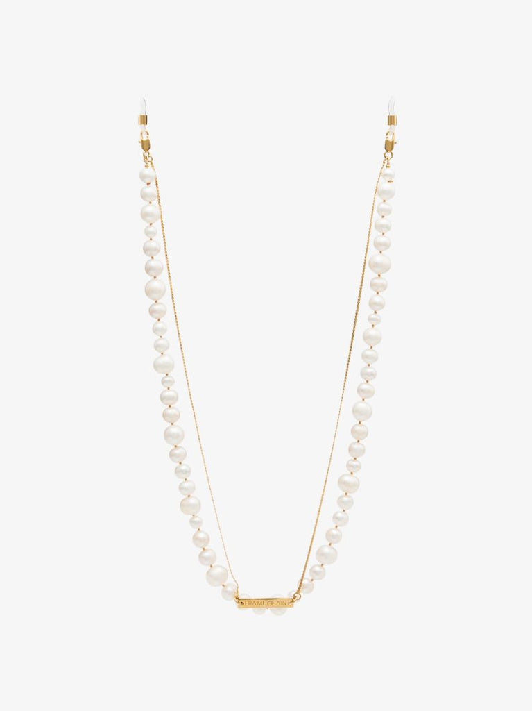 18k Yellow Gold-plated Pearly Princess Chain