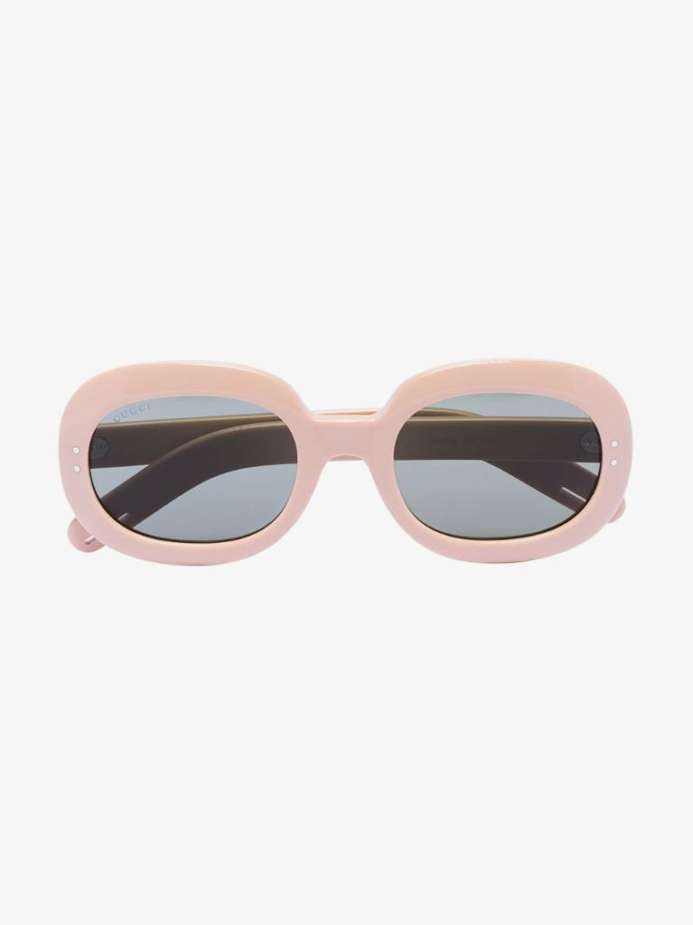 Neutral Large Round Sunglasses