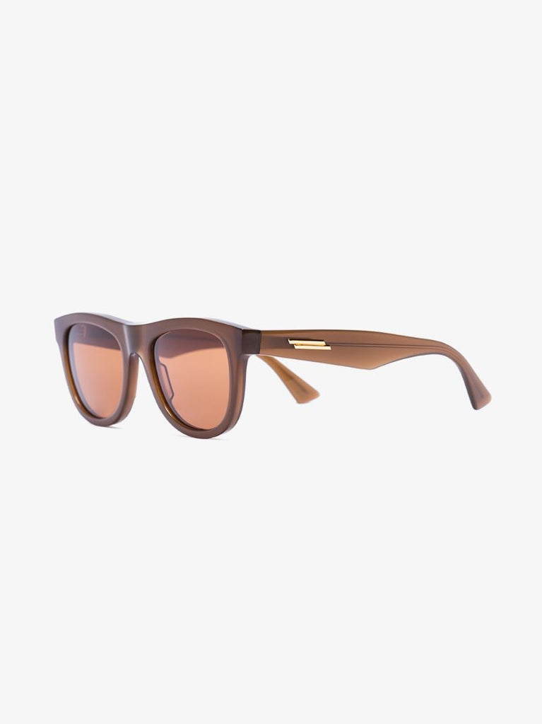 Brown Square Frame Sunglasses