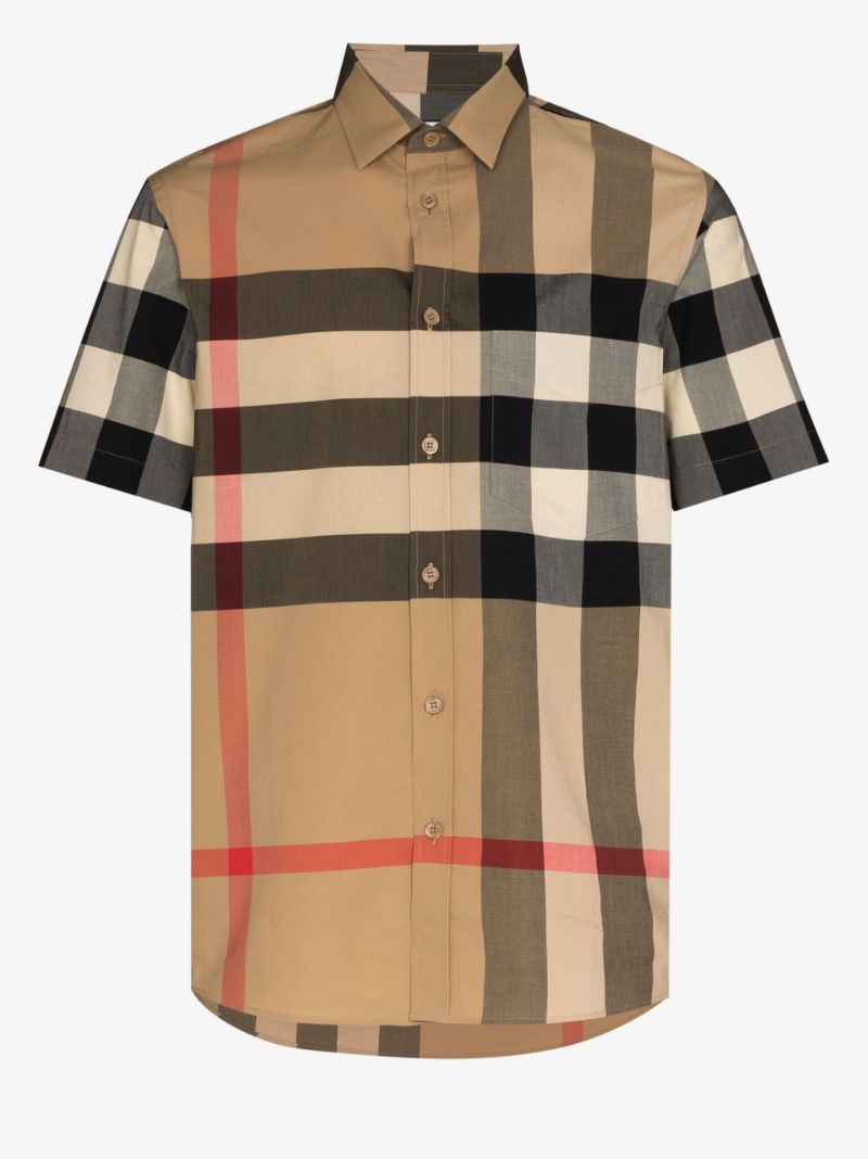 Brown House Check Short-sleeve Shirt