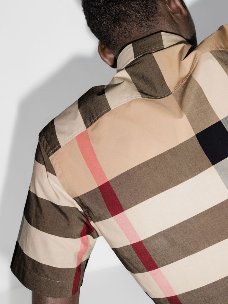 Brown House Check Short-sleeve Shirt