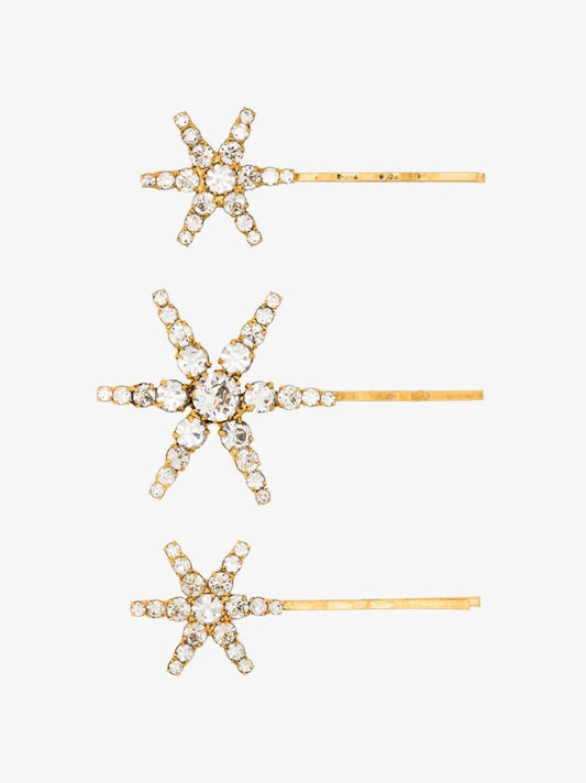 Gold Tone Aurelia Crystal Hair Pins