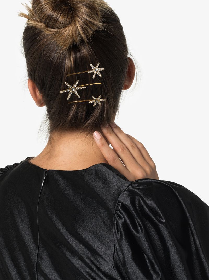 Gold Tone Aurelia Crystal Hair Pins