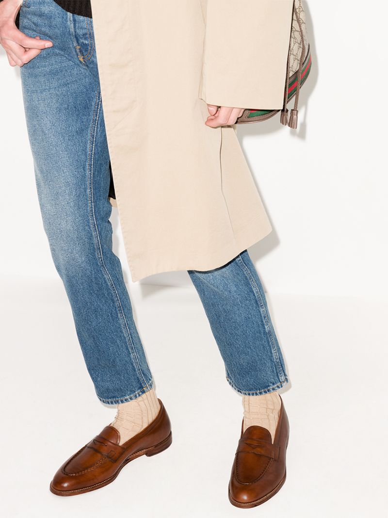 Brown Lloyd Leather Loafers
