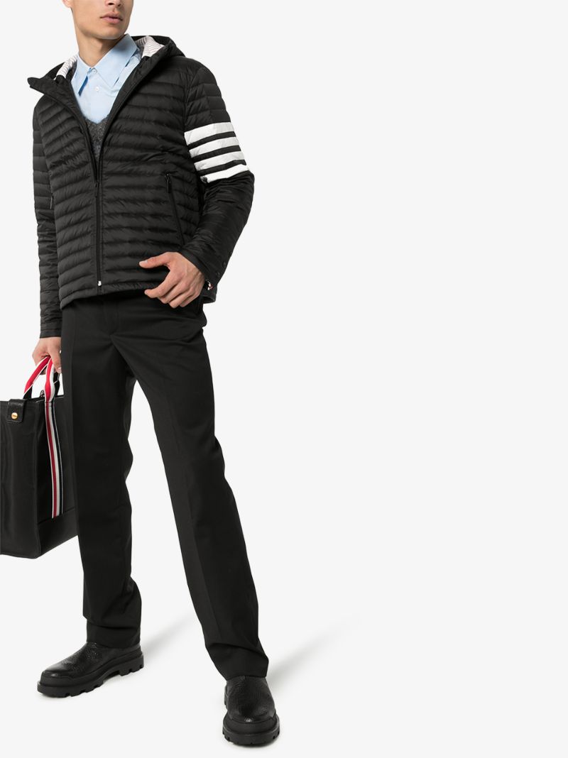 4-bar Stripe Quilted Jacket