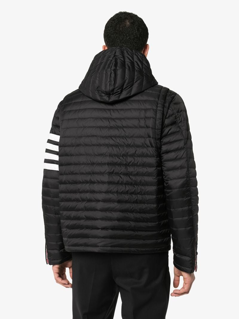 4-bar Stripe Quilted Jacket
