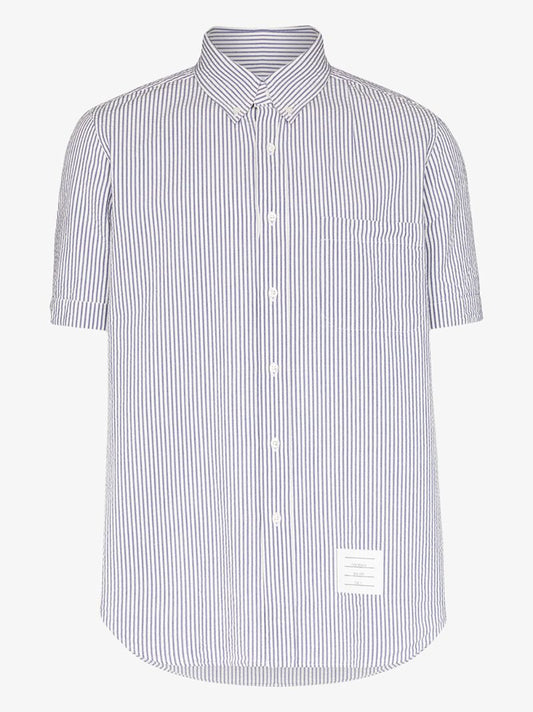 Striped Seersucker Shirt