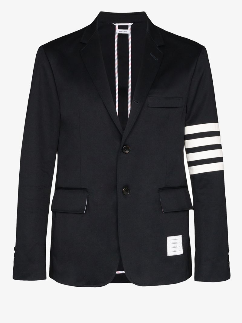 Striped Cotton Blazer