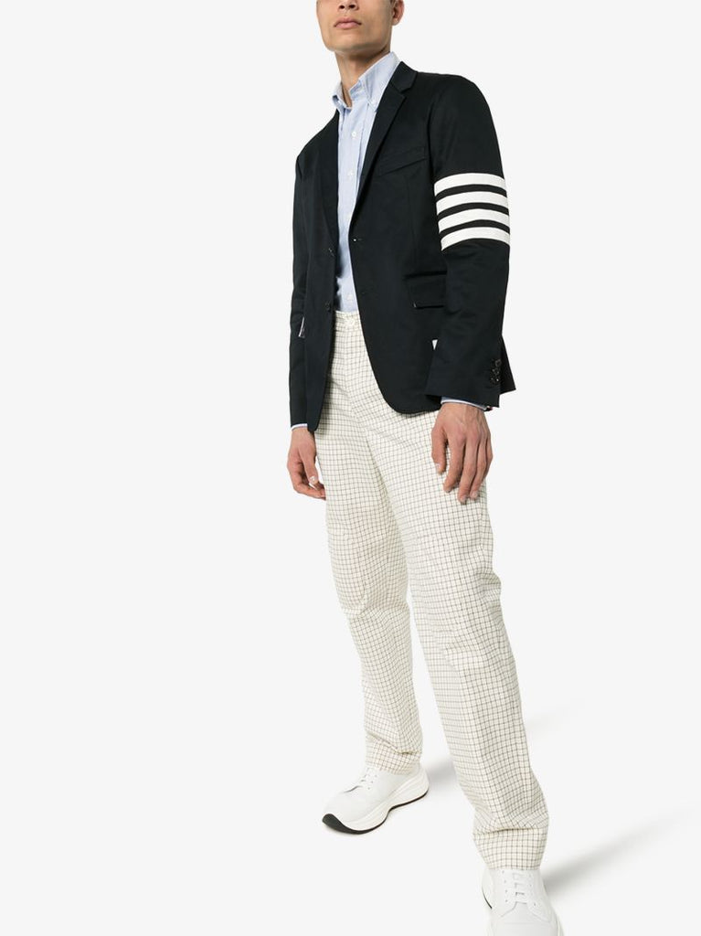 Striped Cotton Blazer