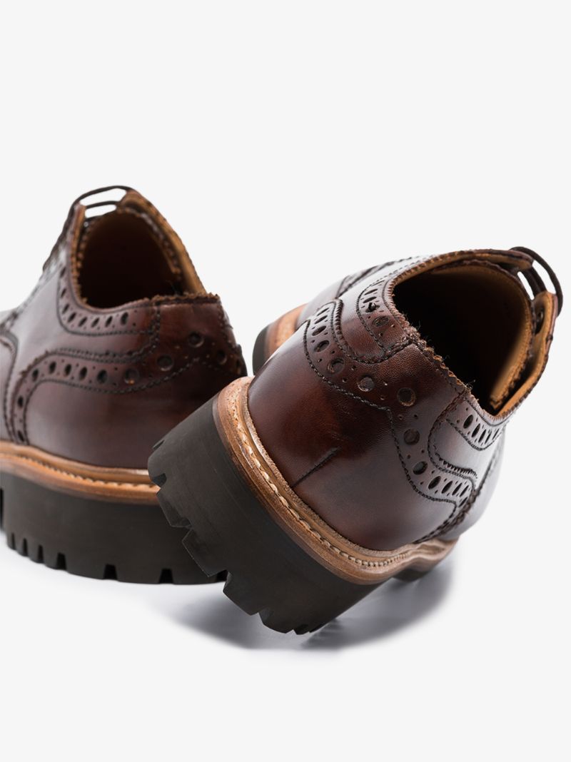 Brown Archie Leather Brogues