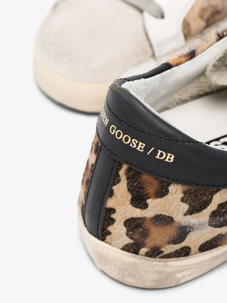 Brown Super-star Leopard Print Sneakers