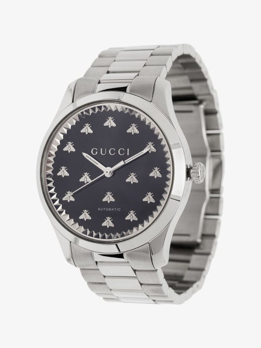 Silver Tone G-timeless Stainless Steel Watch