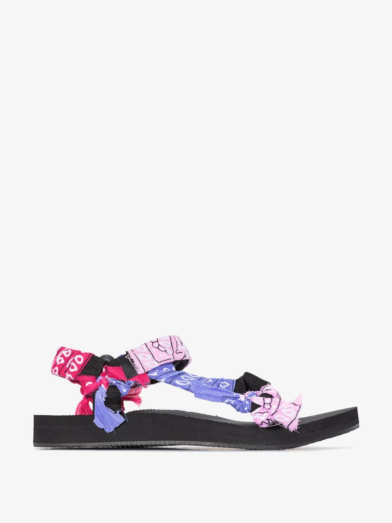 Pink and Purple Trekky Bandana Sandals