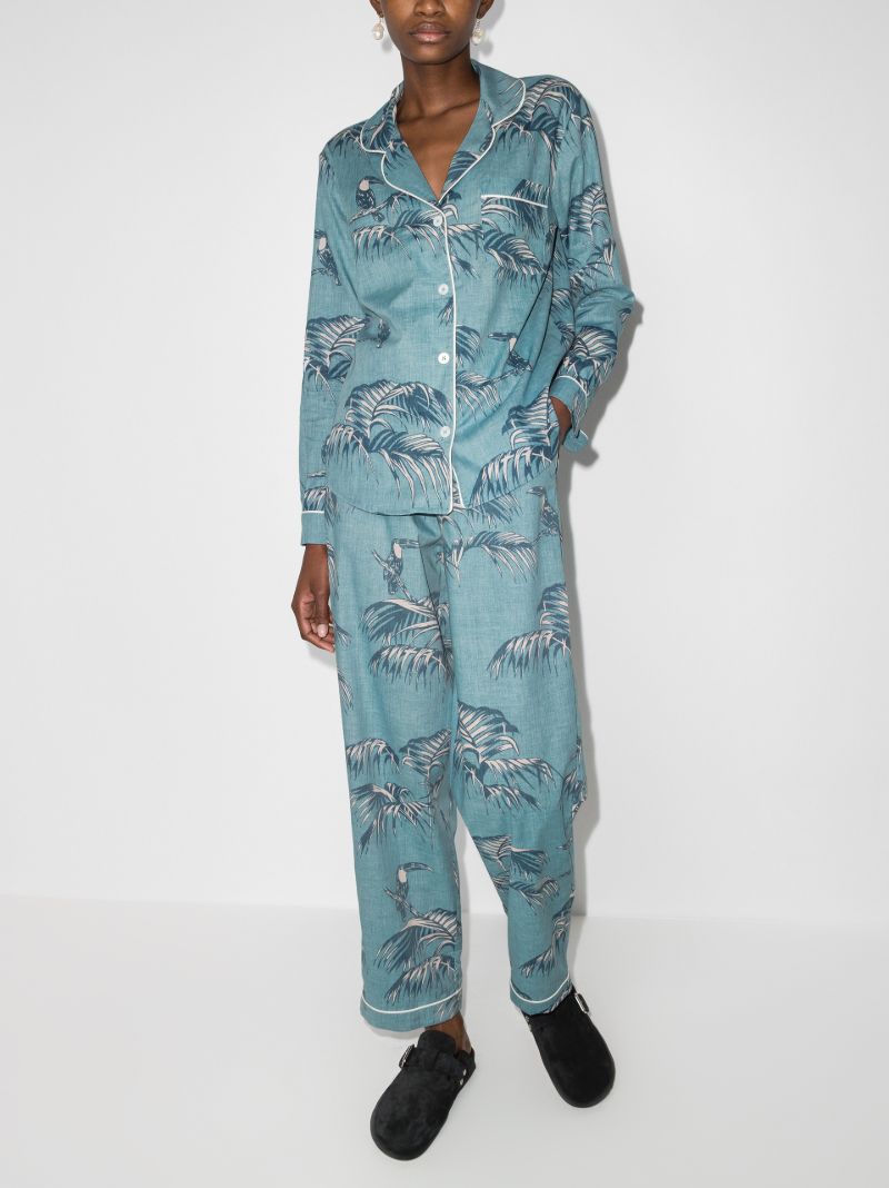 Blue Bocas Print Pyjamas