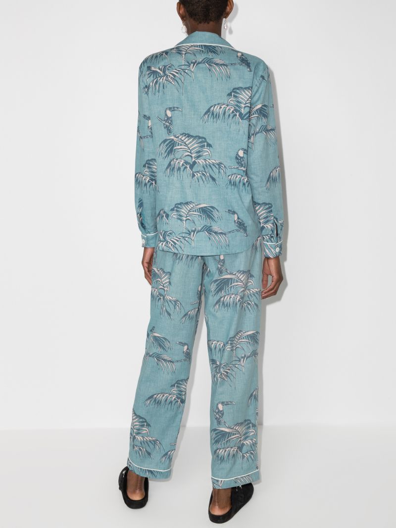 Blue Bocas Print Pyjamas
