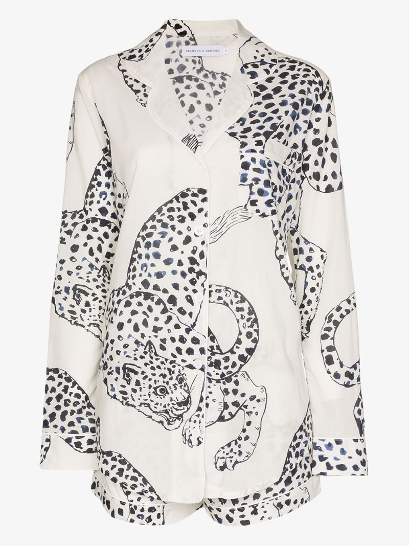 Off-white Jaguar Print Pyjamas
