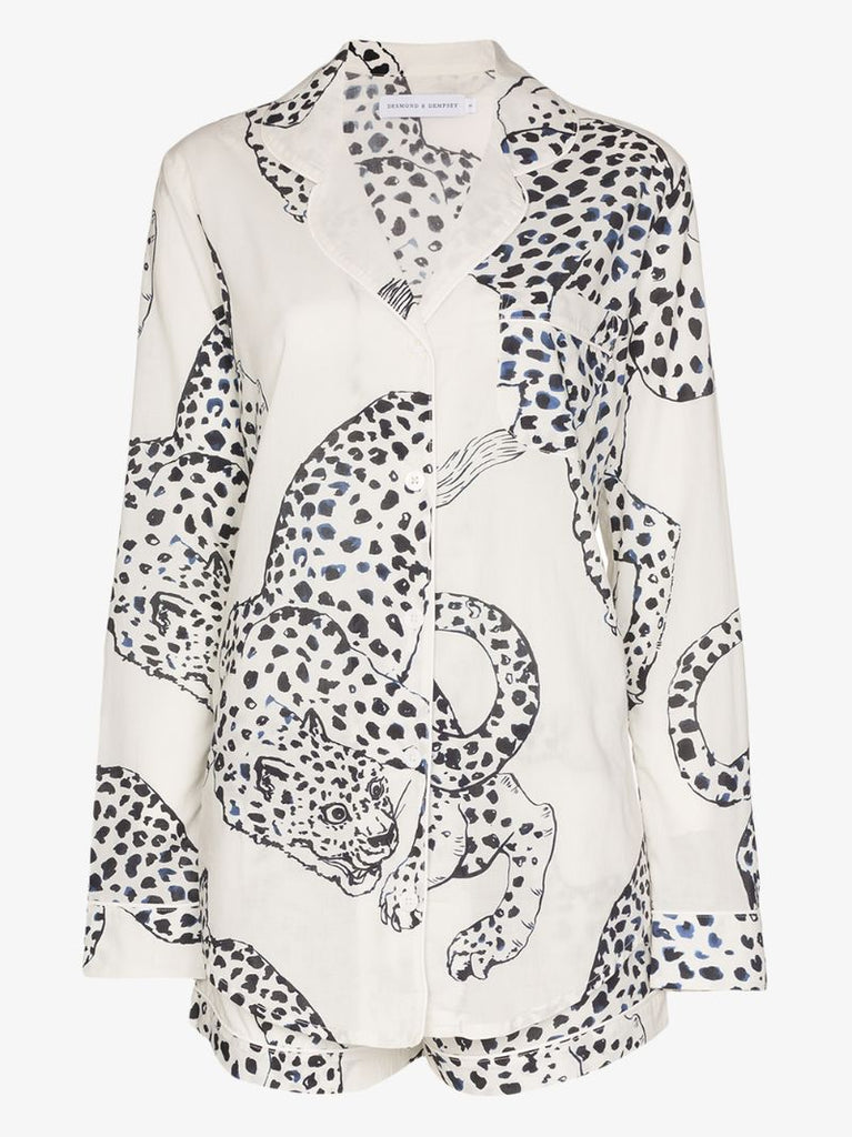 Off-white Jaguar Print Pyjamas