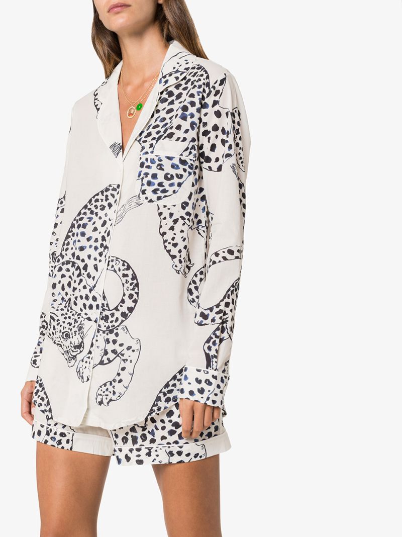 Off-white Jaguar Print Pyjamas