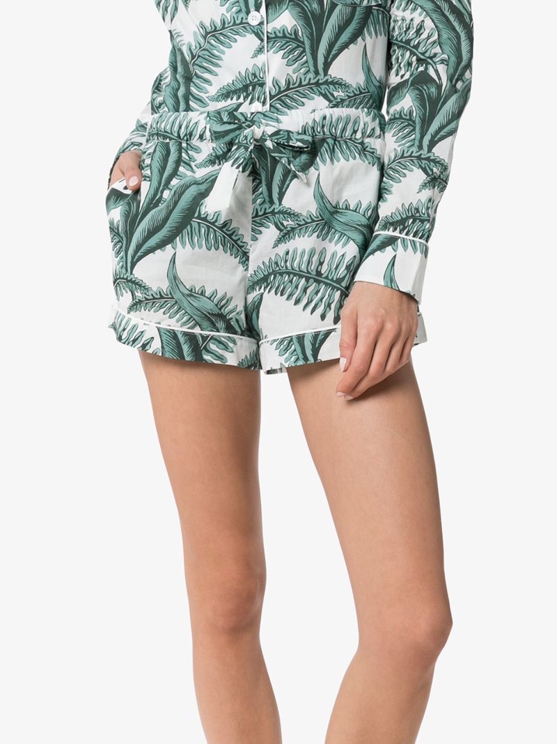Fern Print Cotton Pyjama Set