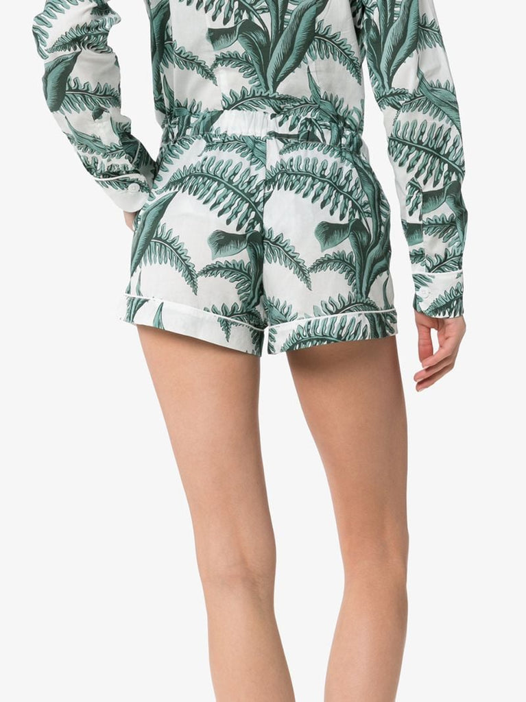 Fern Print Cotton Pyjama Set
