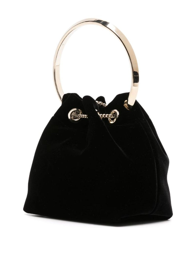Black Bon Bon Velvet Mini Bag