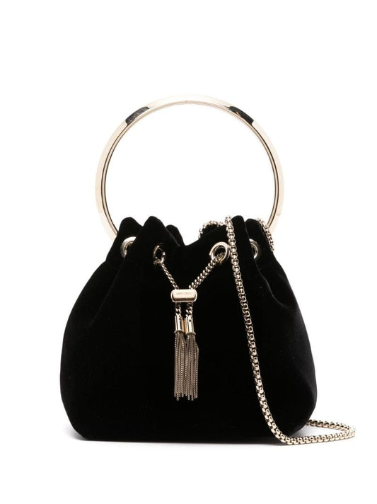Black Bon Bon Velvet Mini Bag