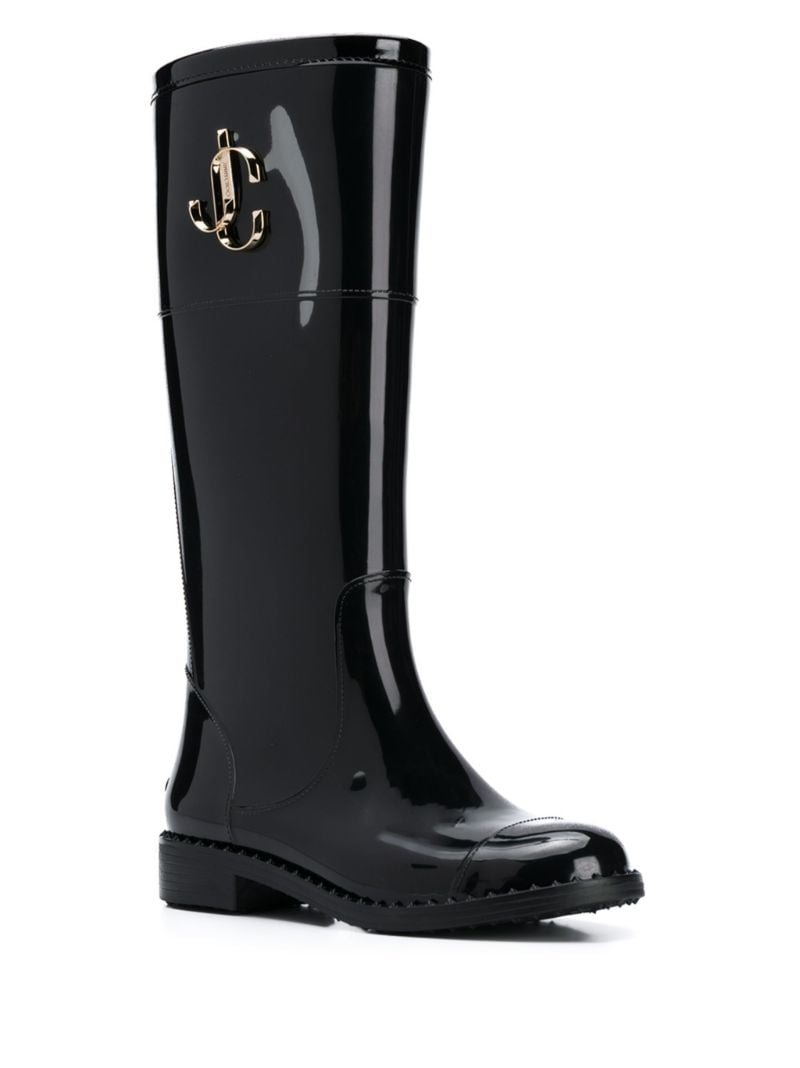 Black Edith Rain Boots