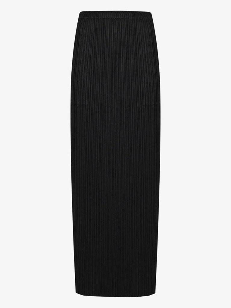 Black Basics PlissÃ_x0083_Â© Midi Skirt