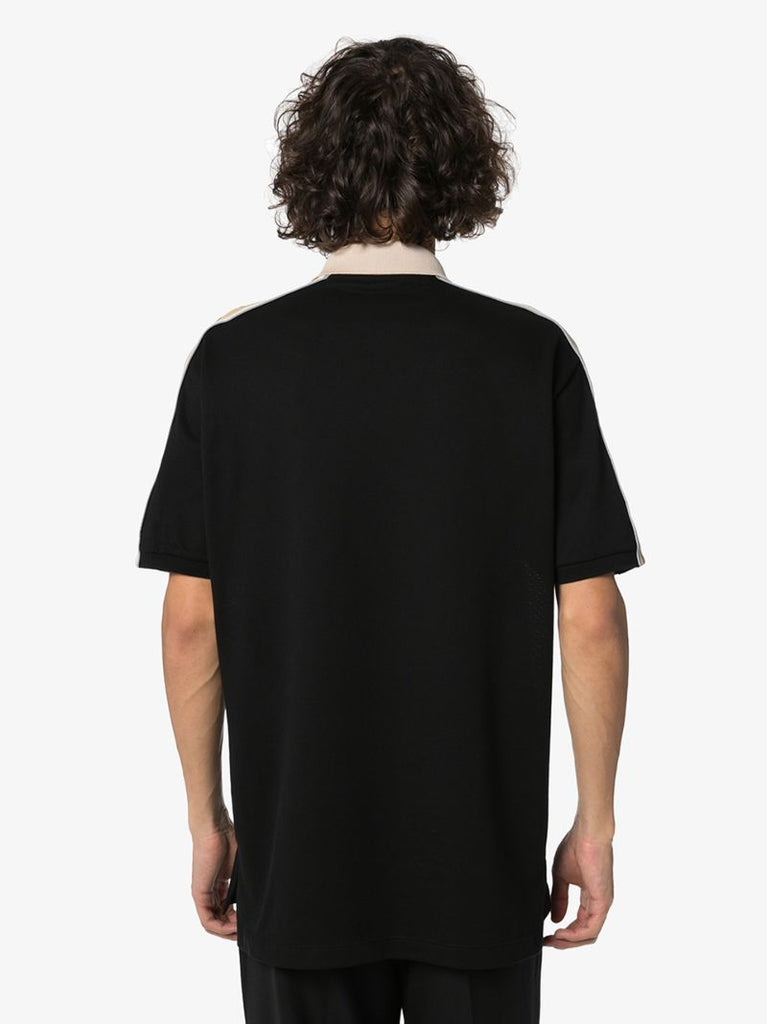 Logo Stripe Polo Shirt