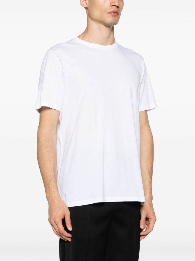 White Crew Neck Cotton T-shirt
