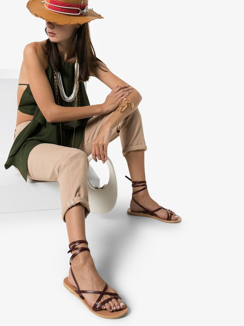 Brown Morfi Leather Sandals