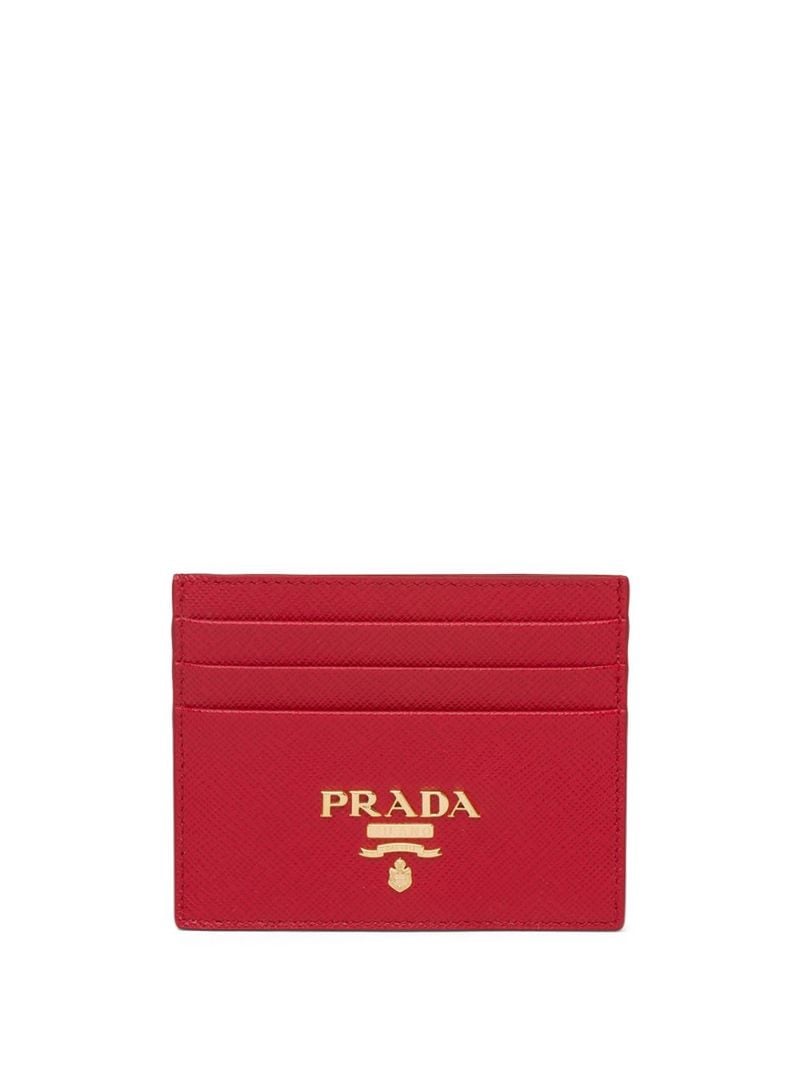 Red Logo Plaque Card Holder