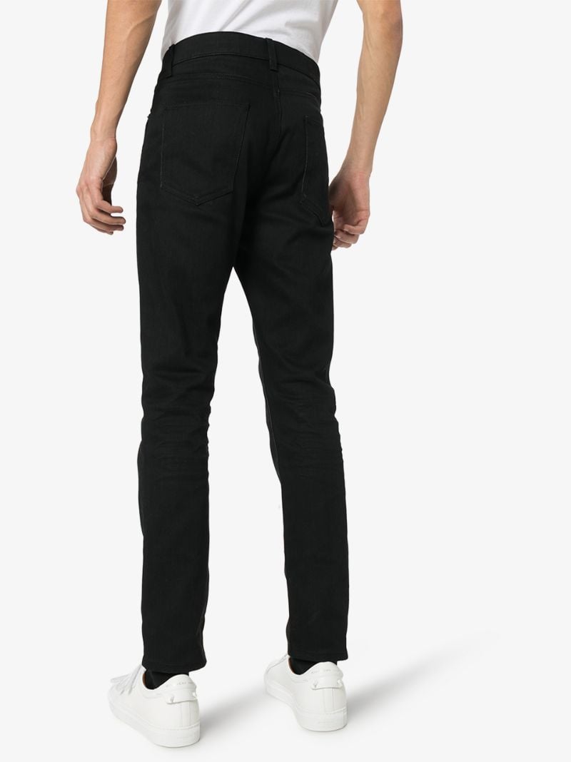 Black Five-pocket Skinny Jeans