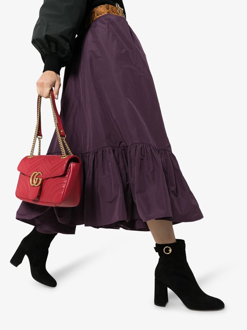 Black Suede 85 Ankle Boots