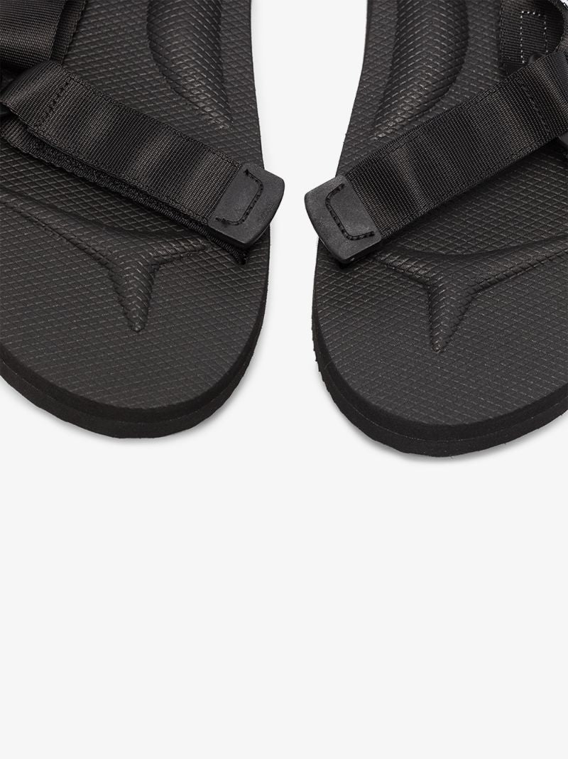 Black Depa-cab Strap Sandals