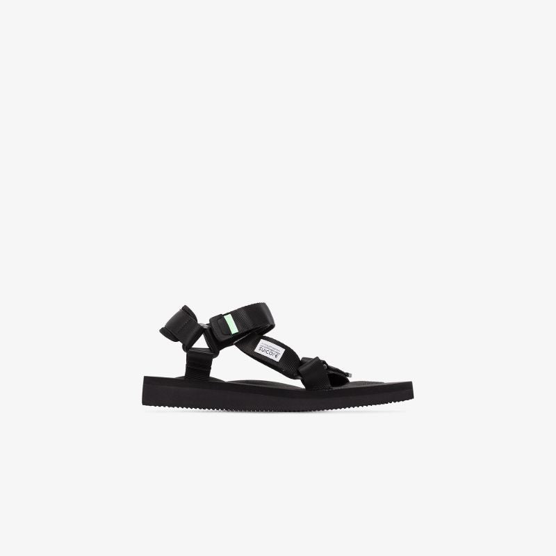 Black Depa-cab Strap Sandals