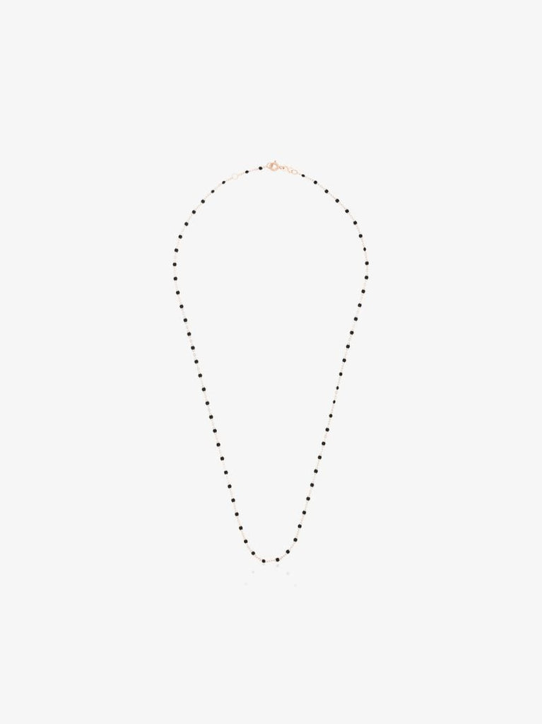 18k Rose Gold 50 Cm Beaded Necklace