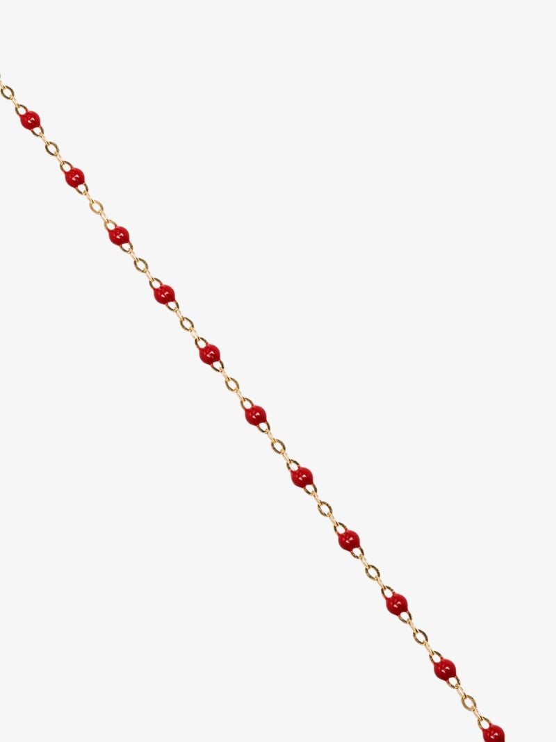 18k Yellow Gold Beaded Necklace