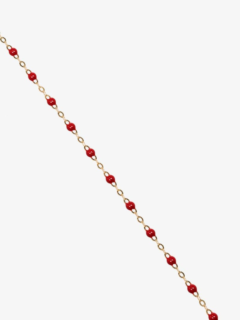 18k Yellow Gold Beaded Necklace